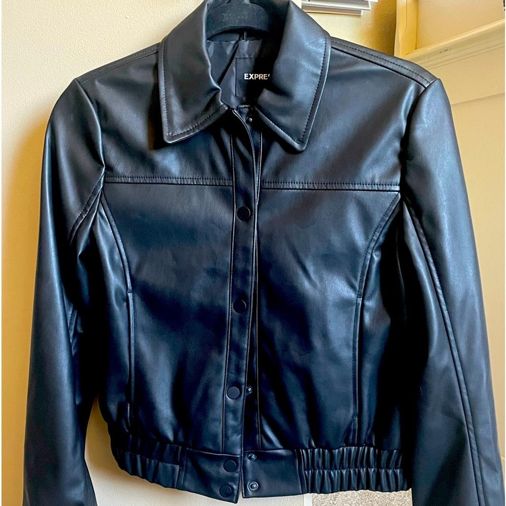 Express faux leather jacket